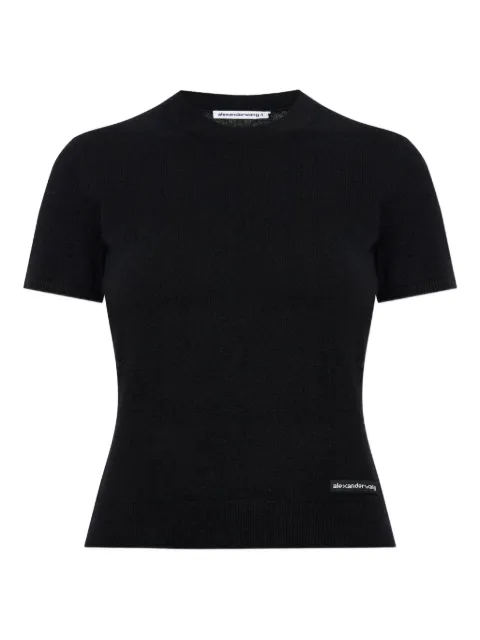 Alexander Wang logo crew-neck T-shirt