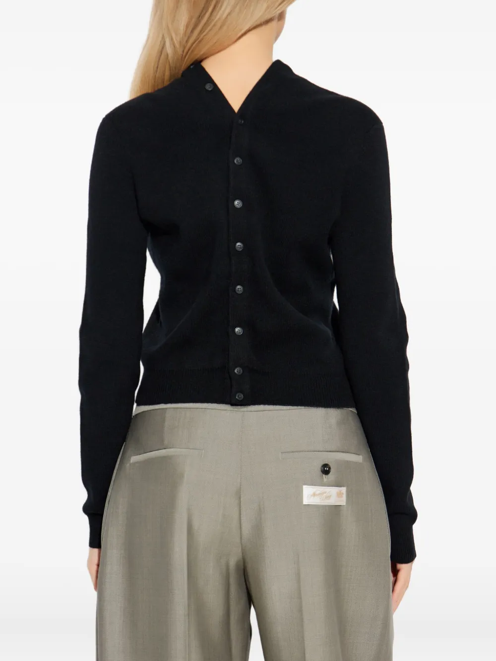 Alexander Wang Buttoned Cardigan In Black