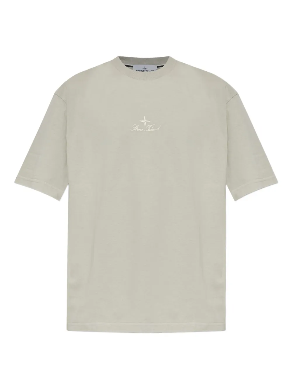 Stone Island playera con logo bordado | gris | Image 1