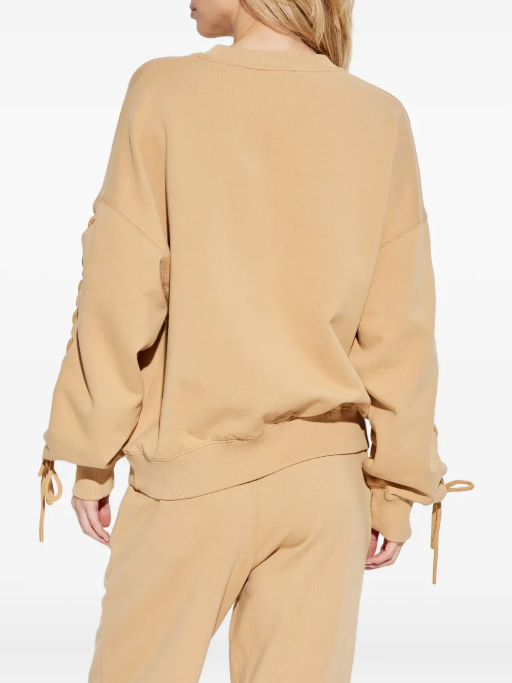 ROTATE BIRGER CHRISTENSEN Sweater met veters Beige