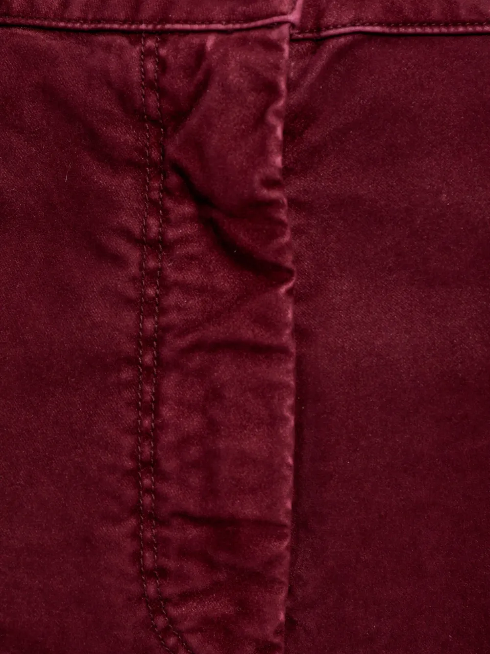 Forte Forte Casual Pants With Belt Loops In Burgundy