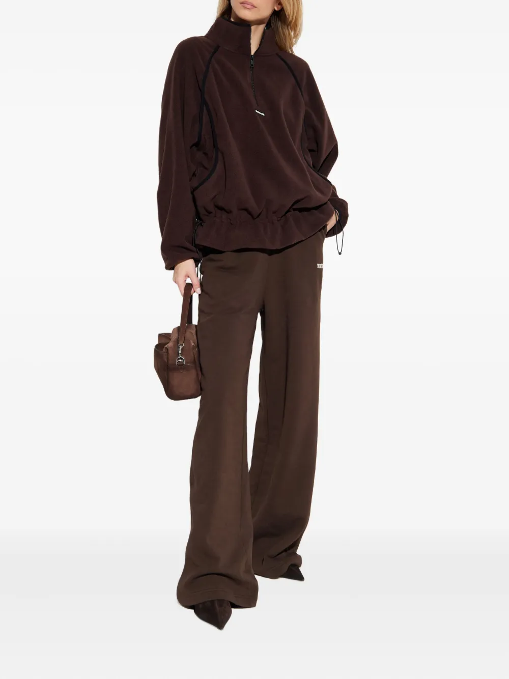 ROTATE BIRGER CHRISTENSEN half-zip fleece jacket | Bomber Jackets | Image 2