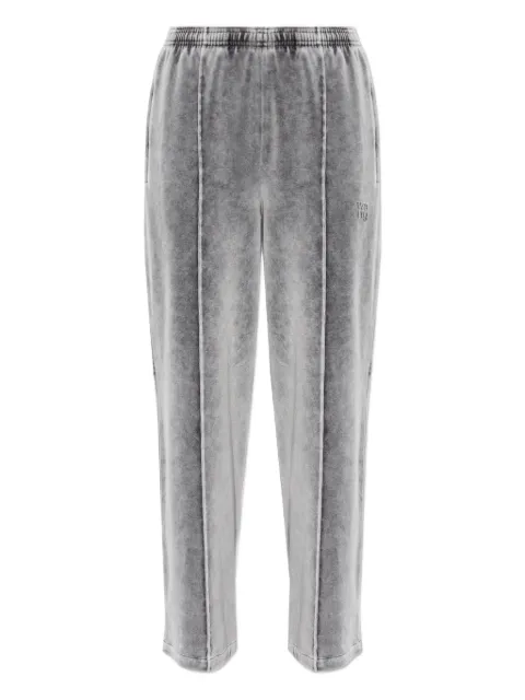 Alexander Wang velvet wide-leg sweatpants