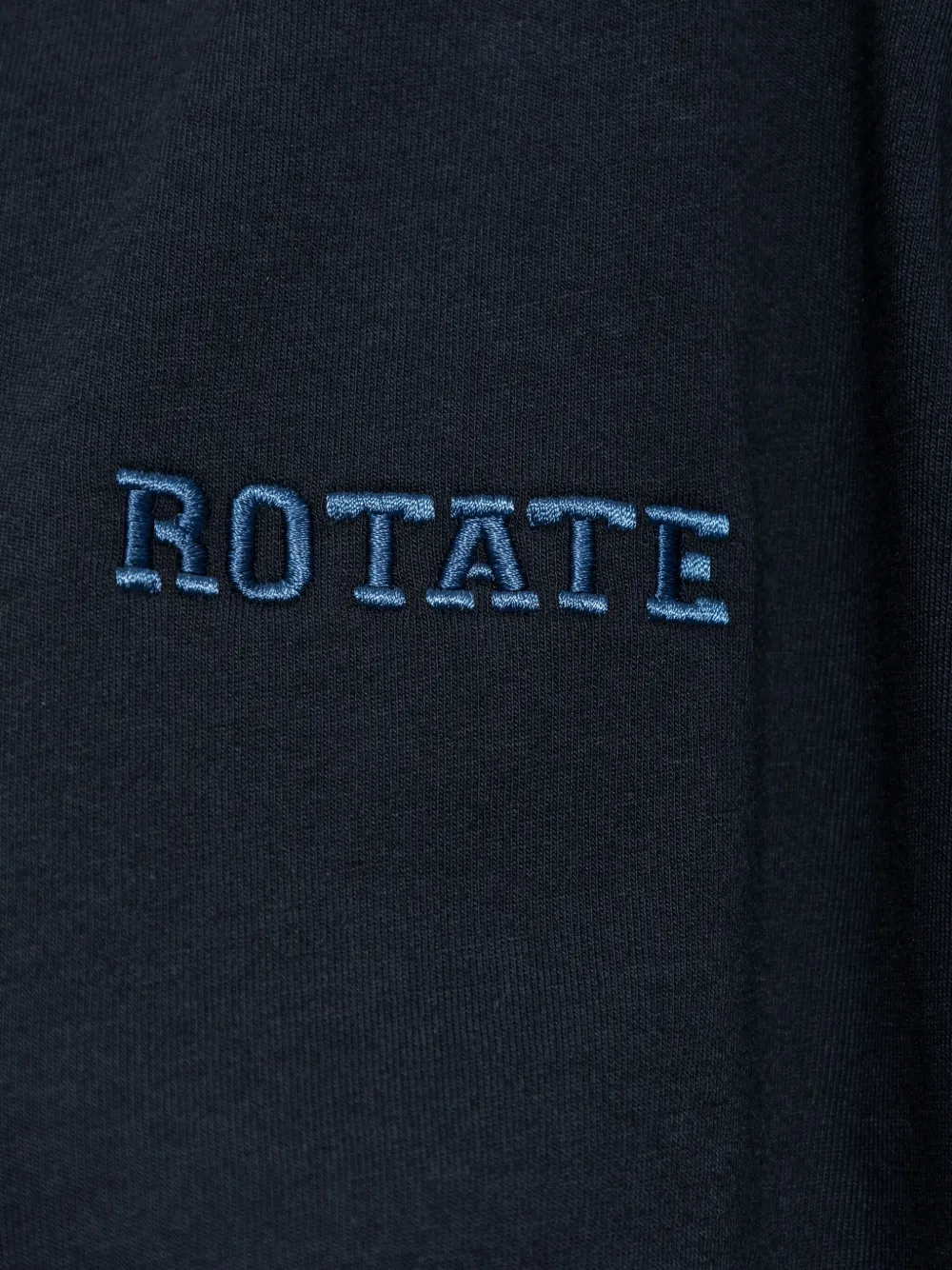 ROTATE BIRGER CHRISTENSEN T-shirt met borduurwerk Blauw