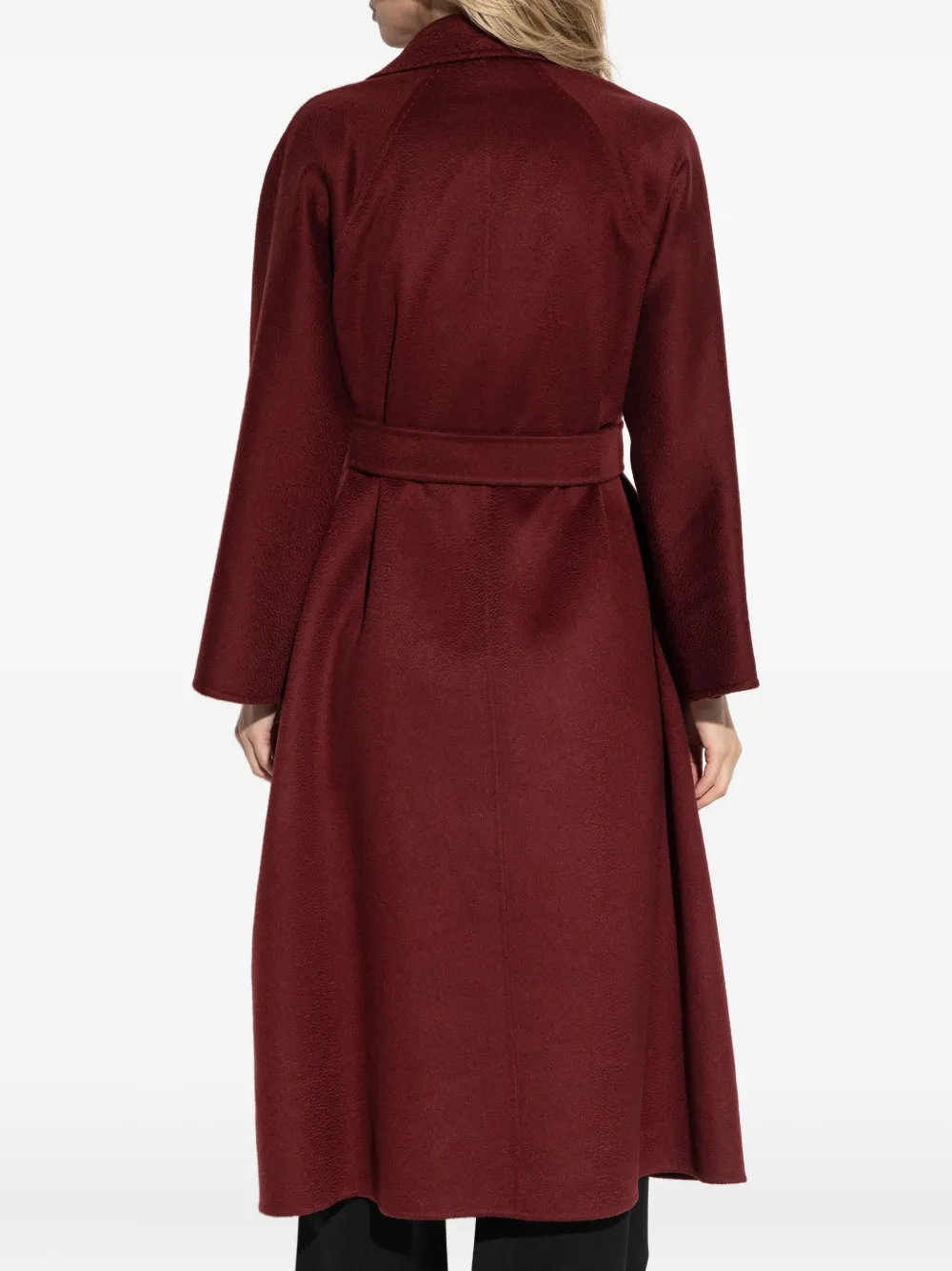 Max Mara Ludmilla jas met ceintuur Rood