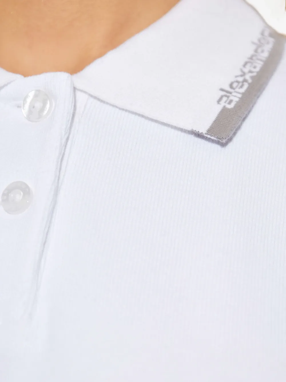 Alexander Wang Mini-jurk met polokraag Wit