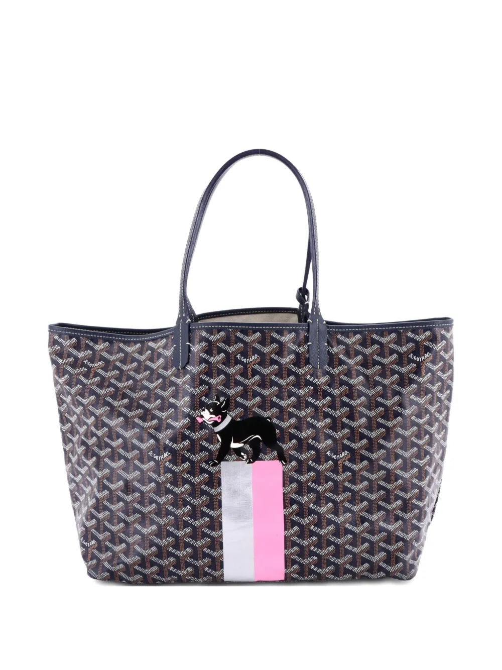Goyard Pre-Owned Saint Louis Printed Coated Canvas PM tote bag - ブラウン
