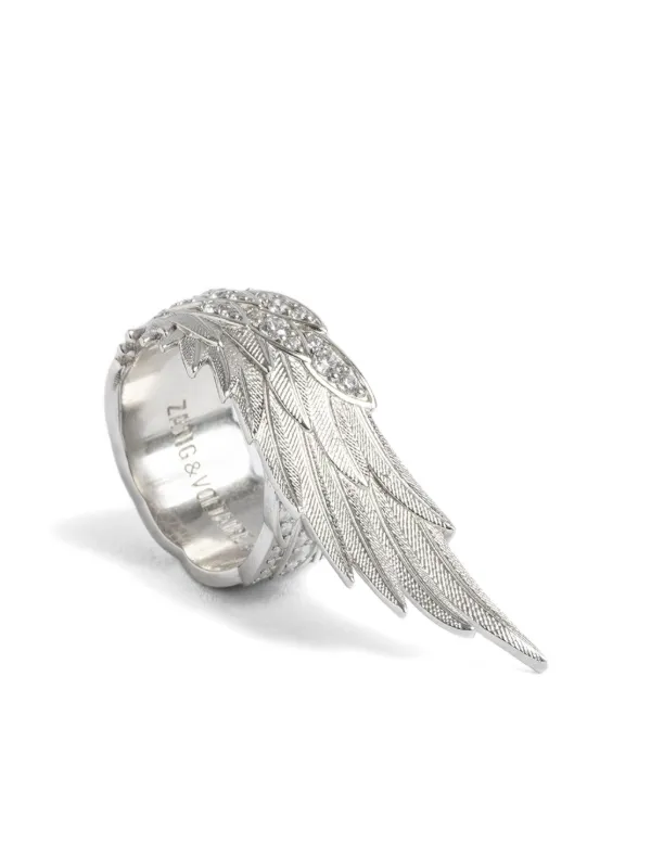Zadig&Voltaire Rock Feather Ring | Silver | FARFETCH