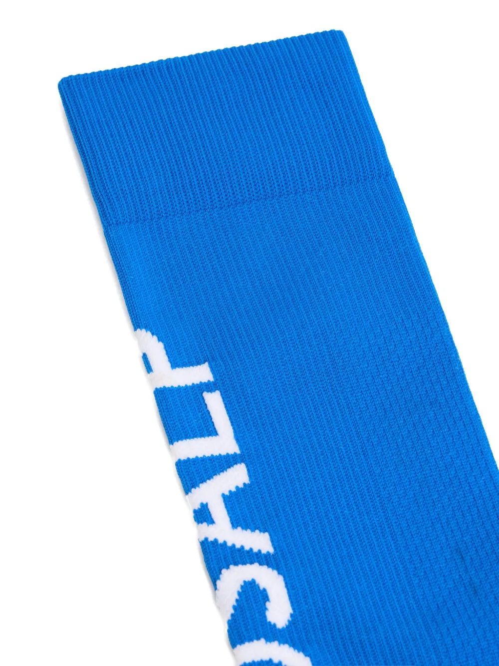 Fusalp Jacquard-logo Socks In Blue