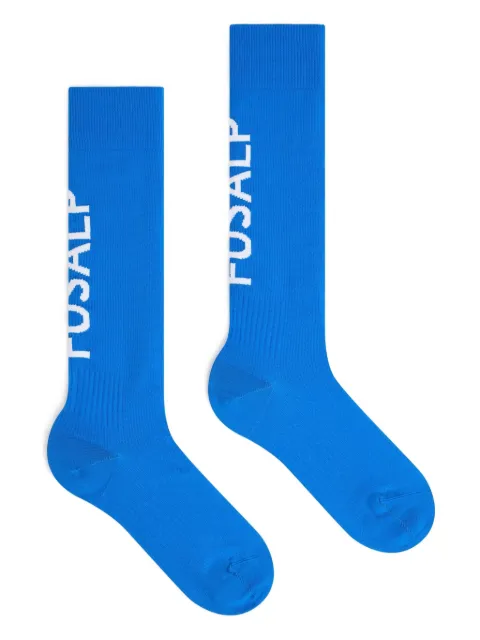 Fusalp jacquard-logo socks