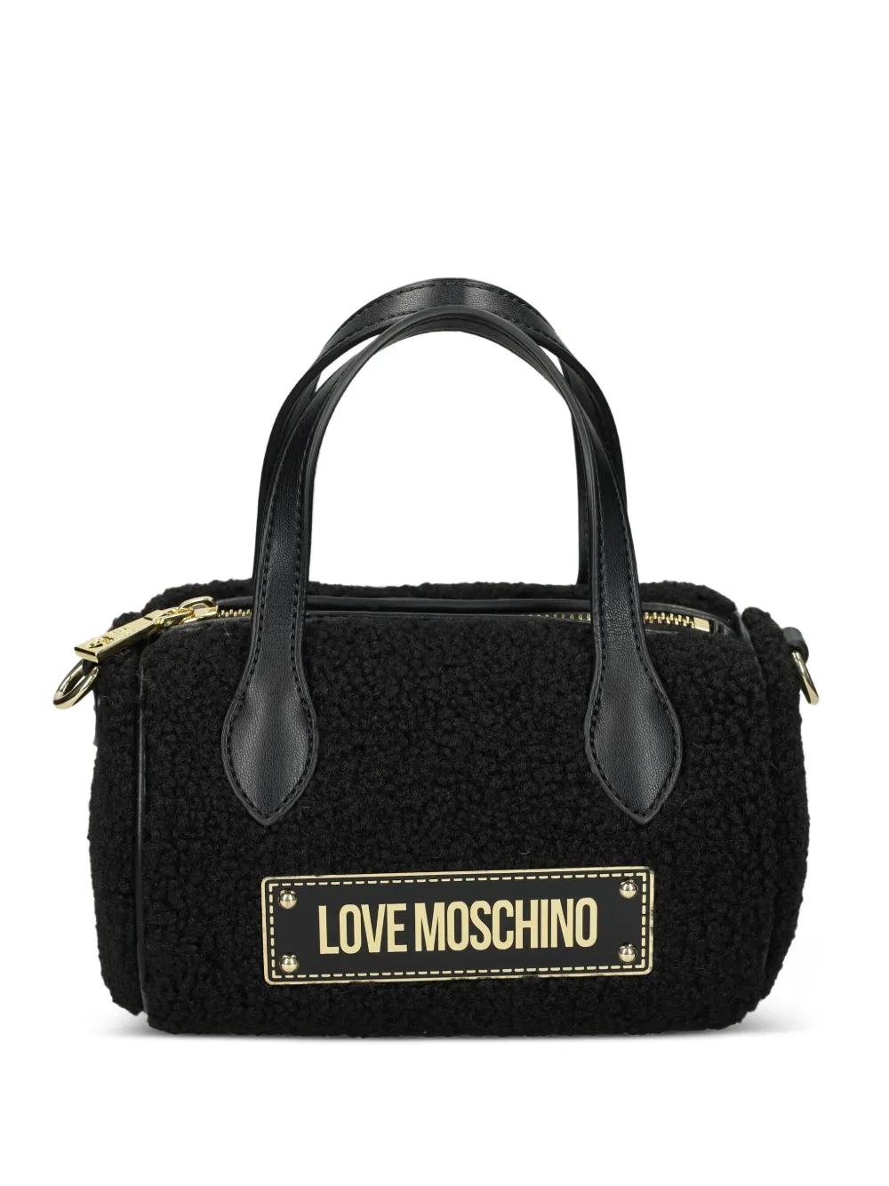 Love Moschino top-handle chain tote bag - Nero