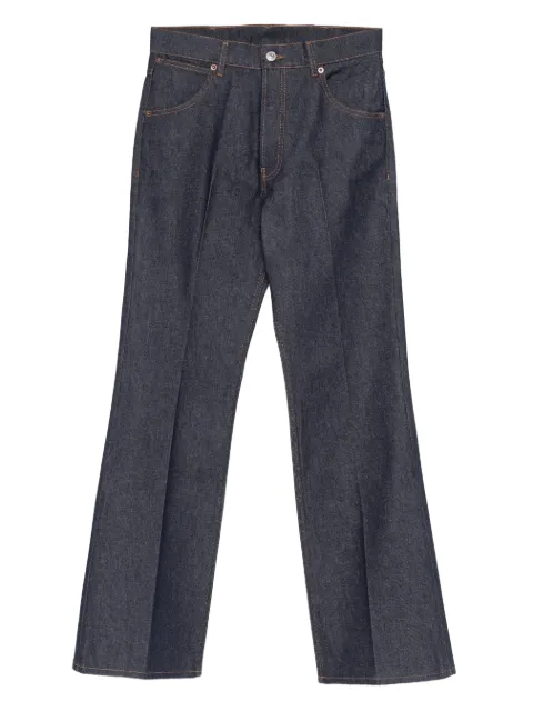 Husbands  topstitched wool denim