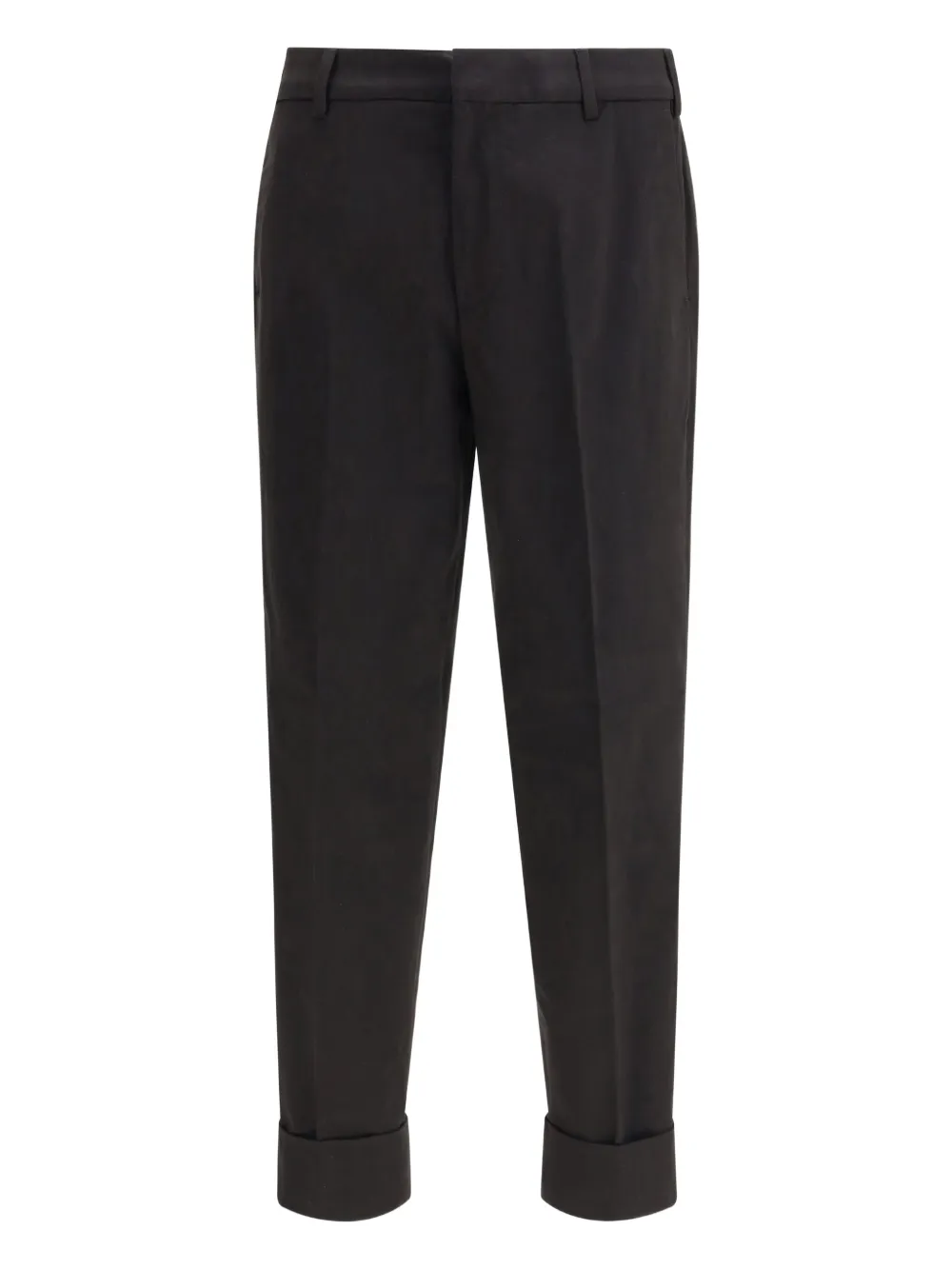 Cruna Belt-loops Trousers In Black