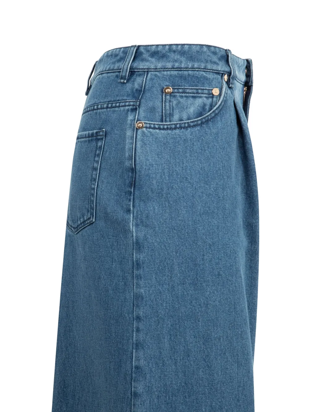 Gabriela Hearst Brenn Buttoned Trousers In Blue