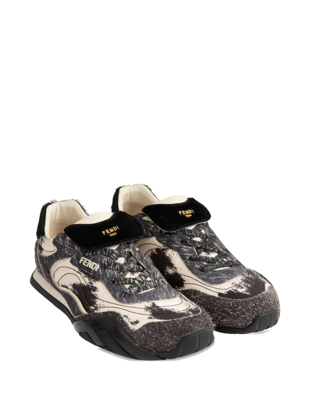 FENDI Ave-Pulse logo sneakers - Grijs