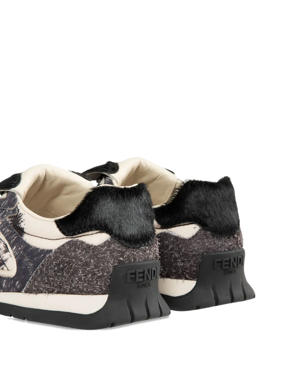 FENDI Ave-Pulse sneakers met logo Grijs