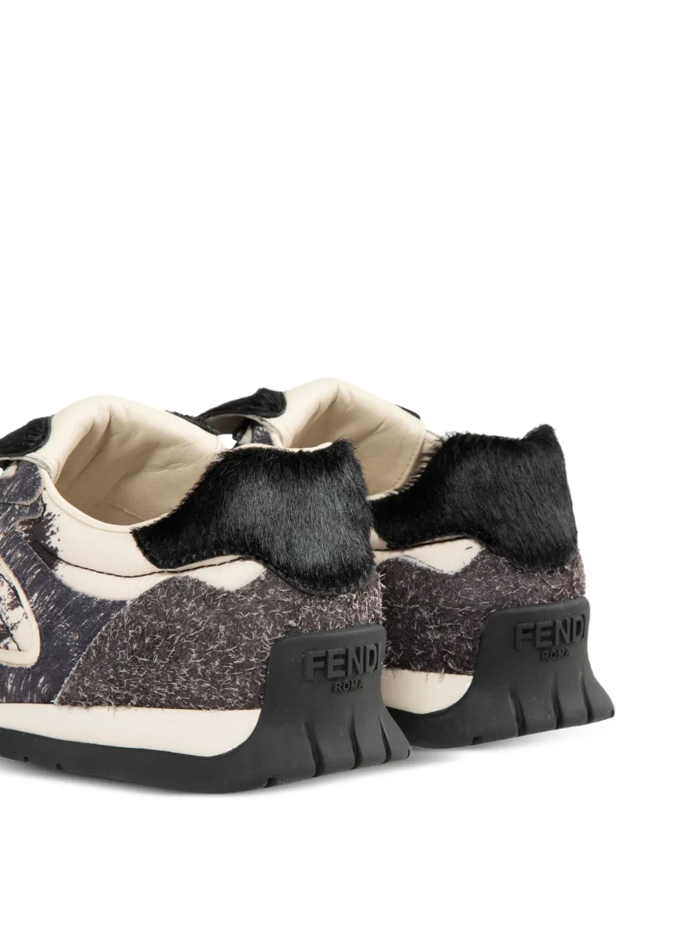FENDI Ave-Pulse sneakers met logo Grijs