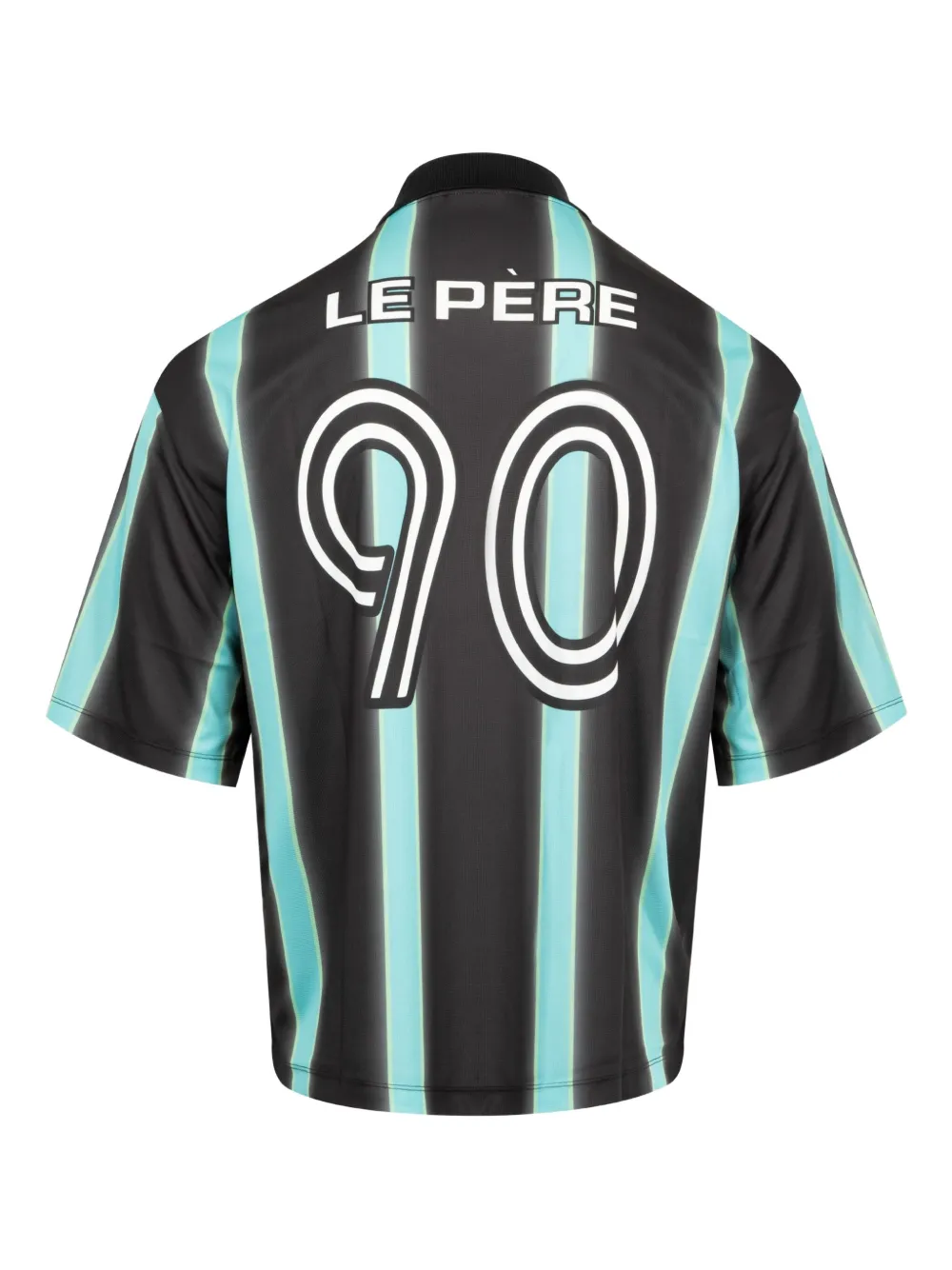 Le Pere Gestreepte jersey - Zwart