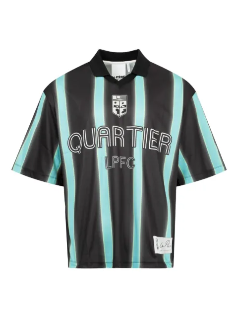 Le Pere haut en jersey à taille ceinturée