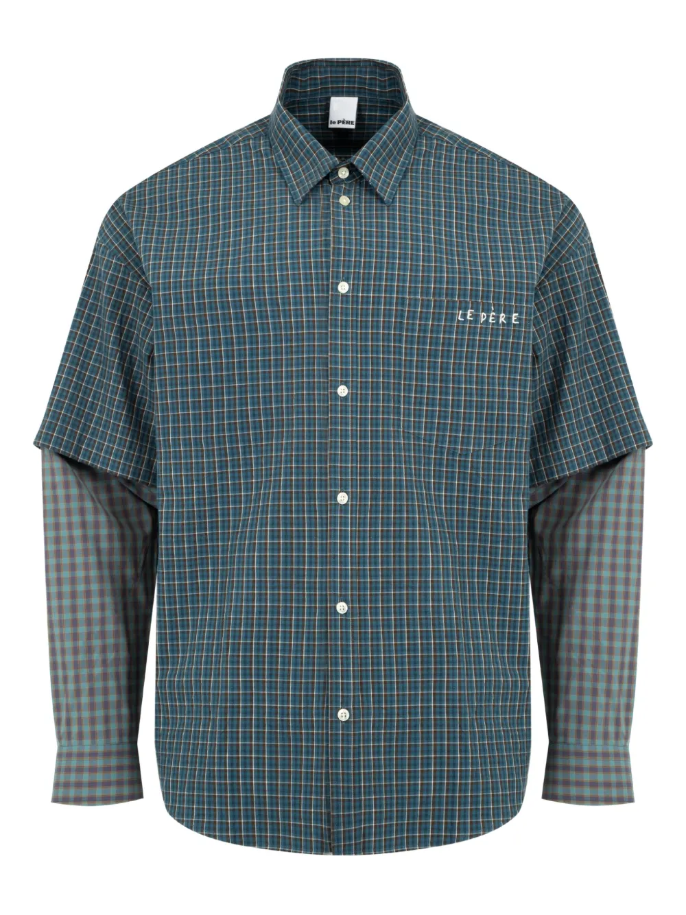 Le Pere camisa con mangas removibles | azul | Image 1