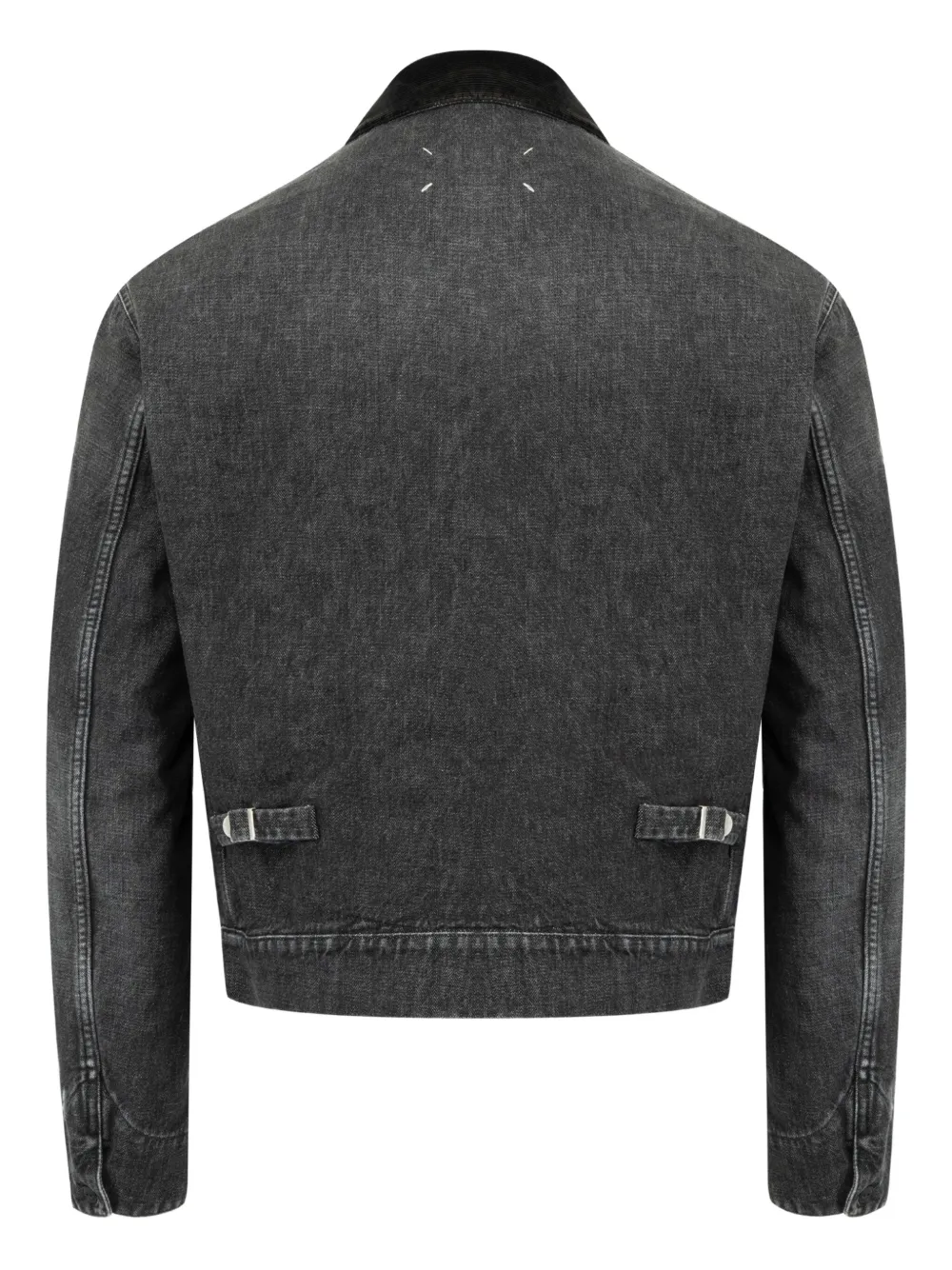 Maison Margiela Denim jack met ritssluiting Grijs