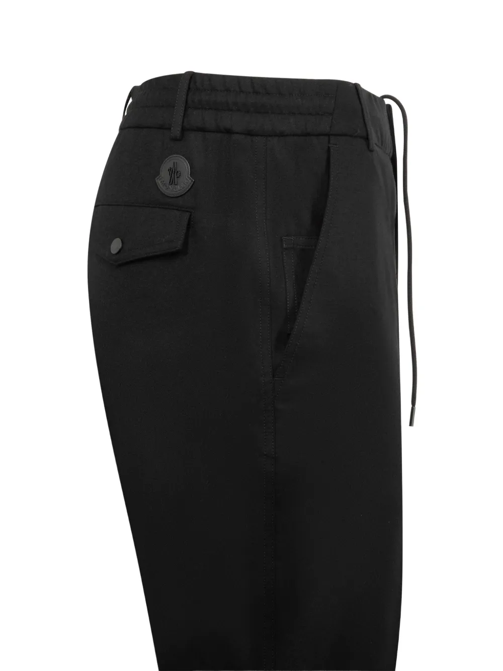 Moncler Broek met logopatch Zwart