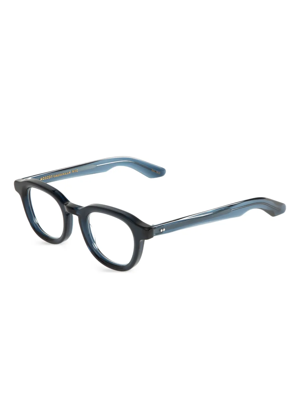 Moscot lunettes de vue rondes Dahven | bleu | Image 1