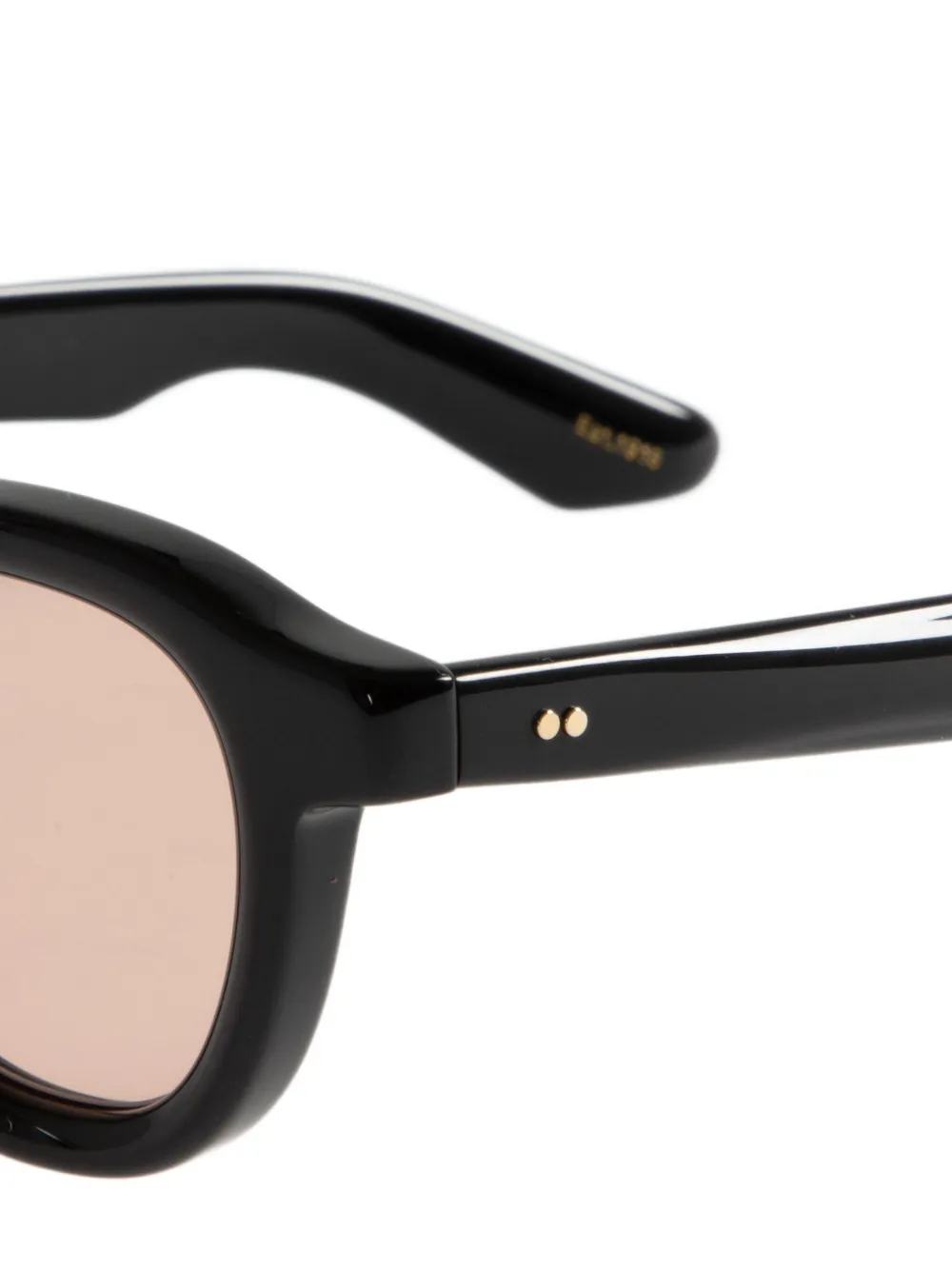 Moscot Dahven zonnebril met rond montuur - Zwart