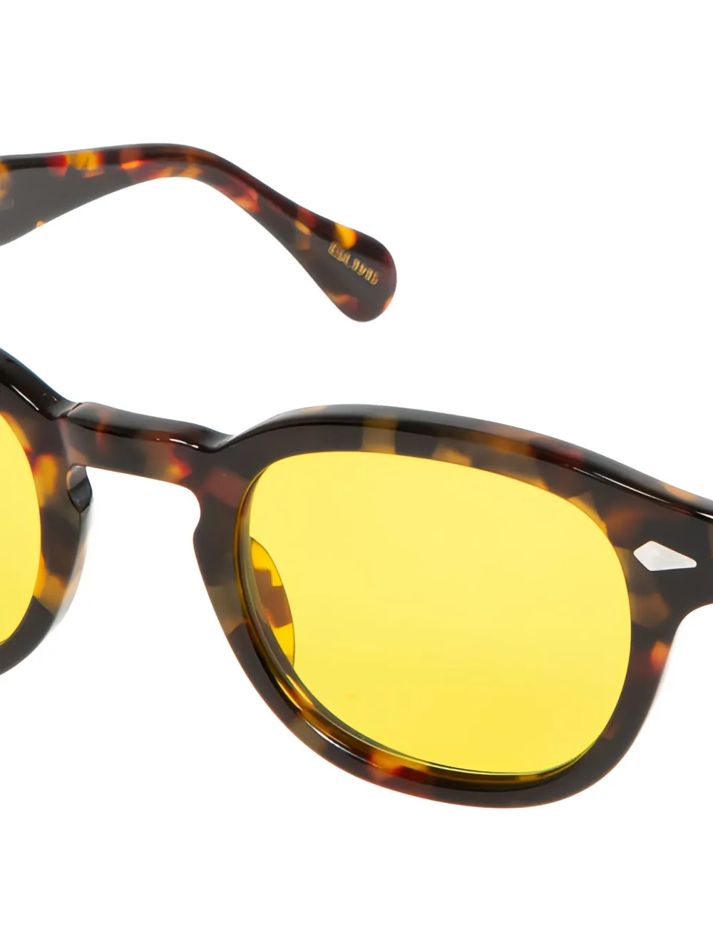 Moscot Lemtosh zonnebril met rond montuur - Bruin