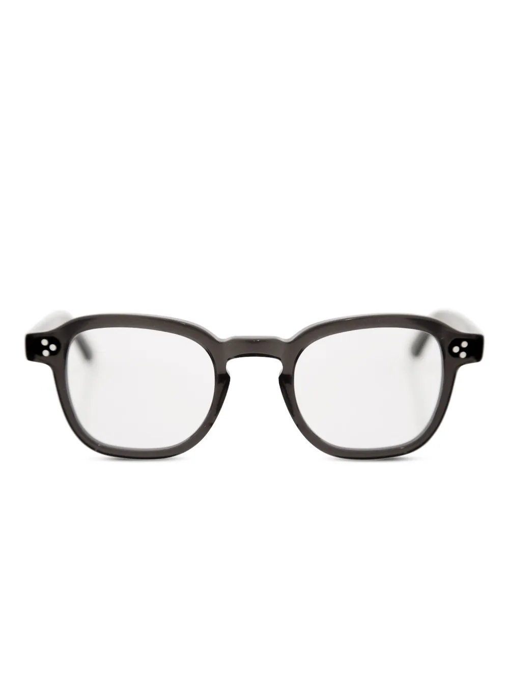 Moscot lunettes de vue Momza à monture ronde | gris | Image 1