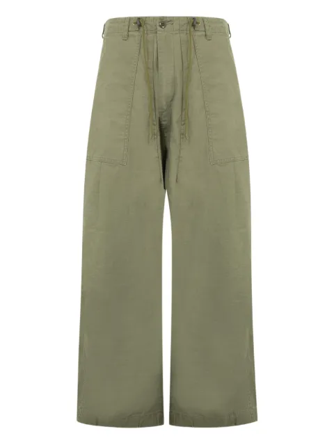 Needles button pocket trousers