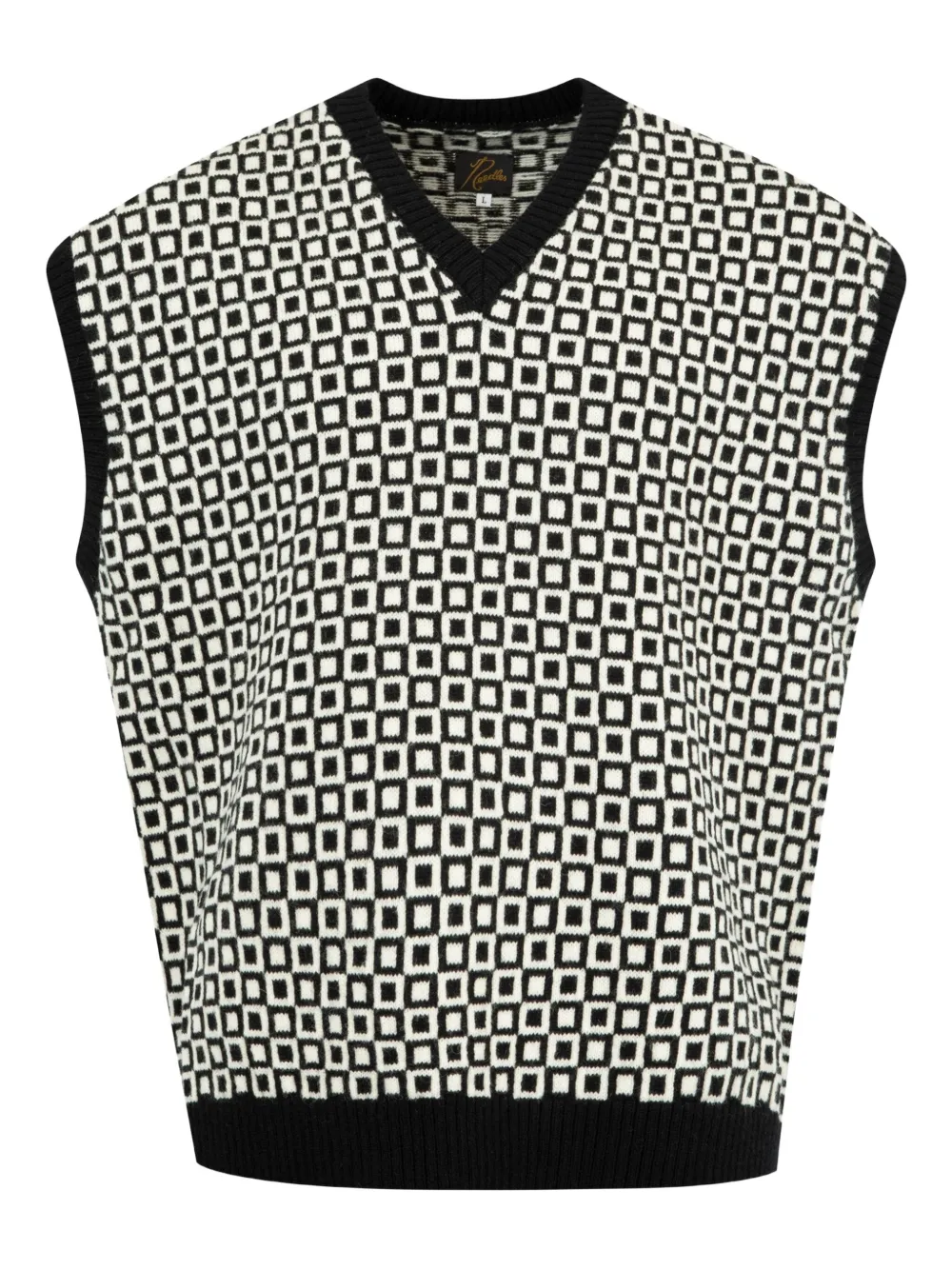 Needles pattern vest | White | Image 1