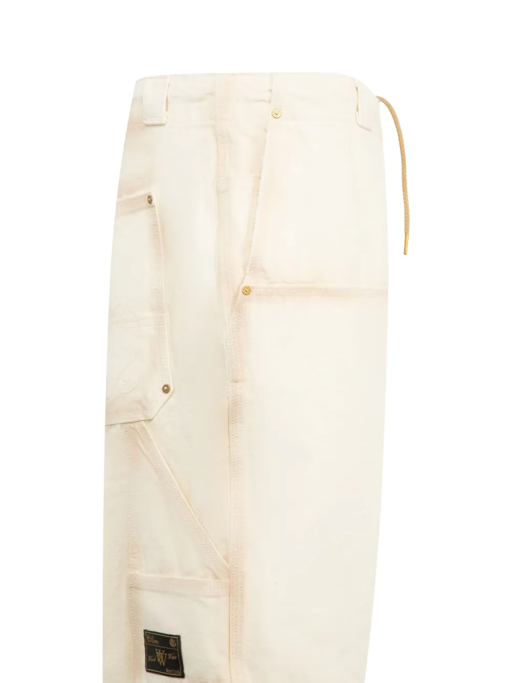 Willy Chavarria Workwear Toluca Trousers In Gold