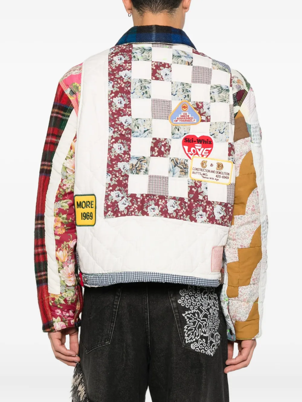 Better With Age Patchwork-detail Jacket In Multi