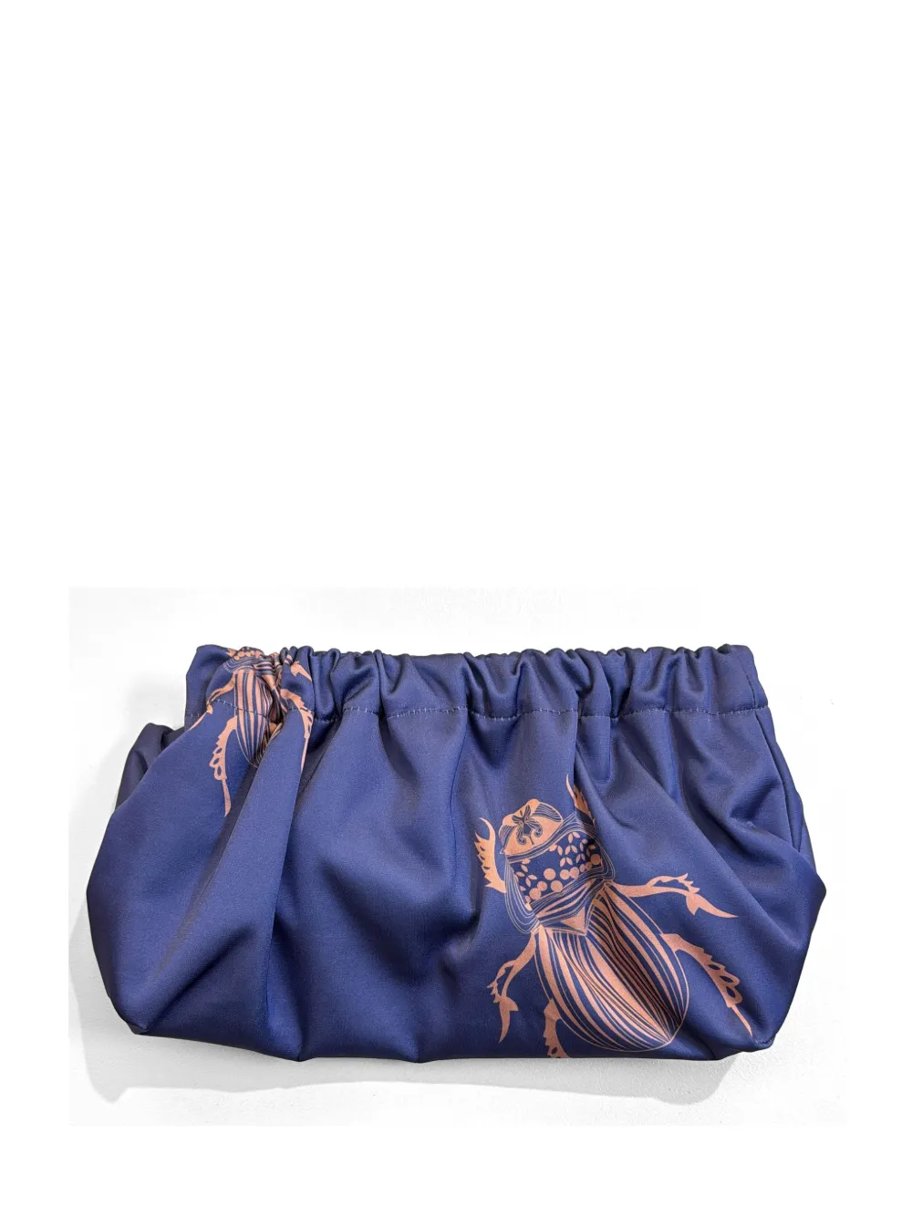 Gabriele Frantzen Sorbet beetle-print clutch bag - Blu