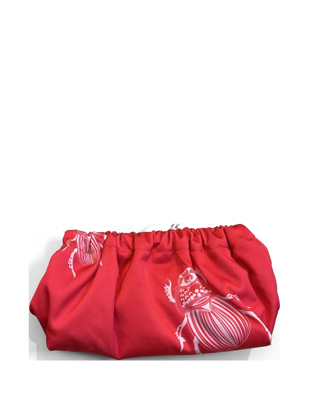 Gabriele Frantzen Sorbet beetle-print clutch bag - Rosso