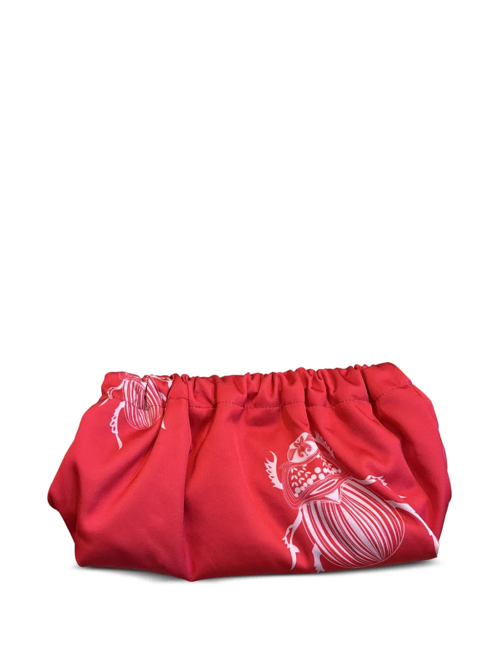 Gabriele Frantzen Sorbet beetle-print clutch bag - Rosso