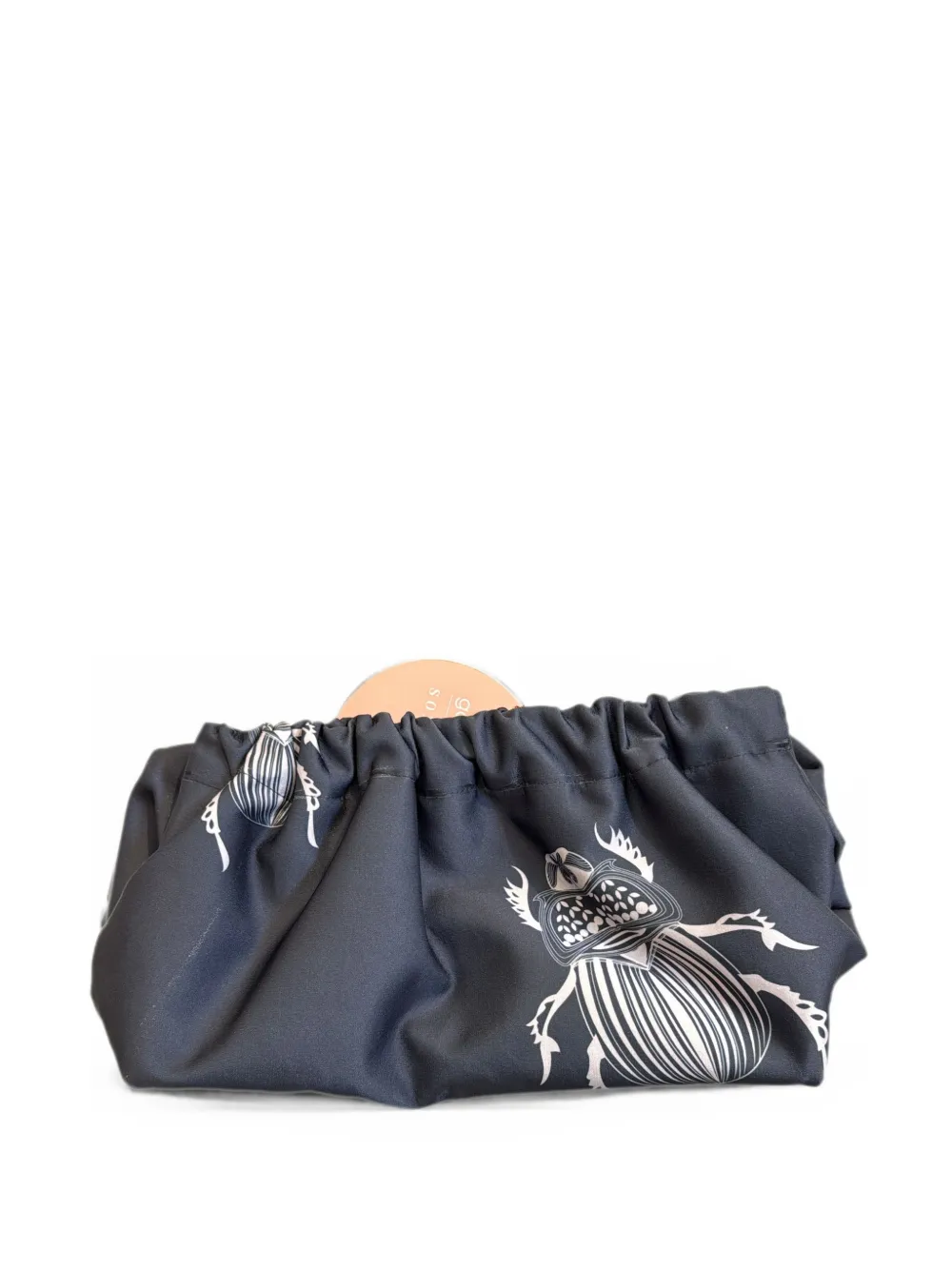 Gabriele Frantzen Sorbet beetle-print clutch bag - Schwarz