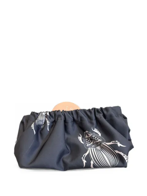 Gabriele Frantzen Sorbet beetle-print clutch bag
