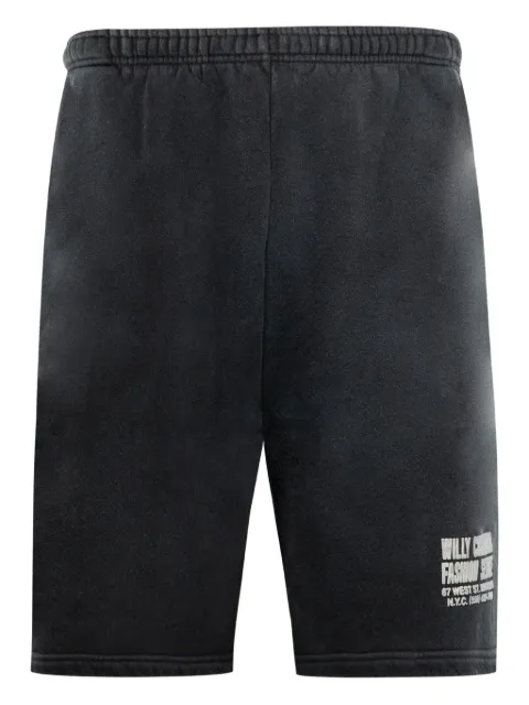 Willy Chavarria shorts con cordones en la pretina