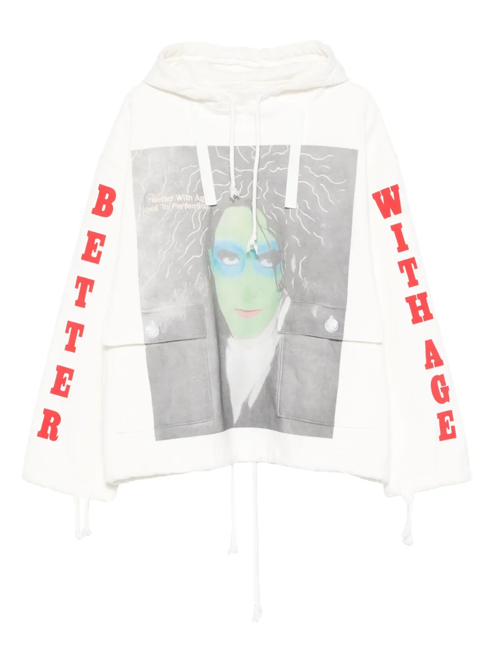 Better with Age  graphic-detail hoodie | White | Image 1