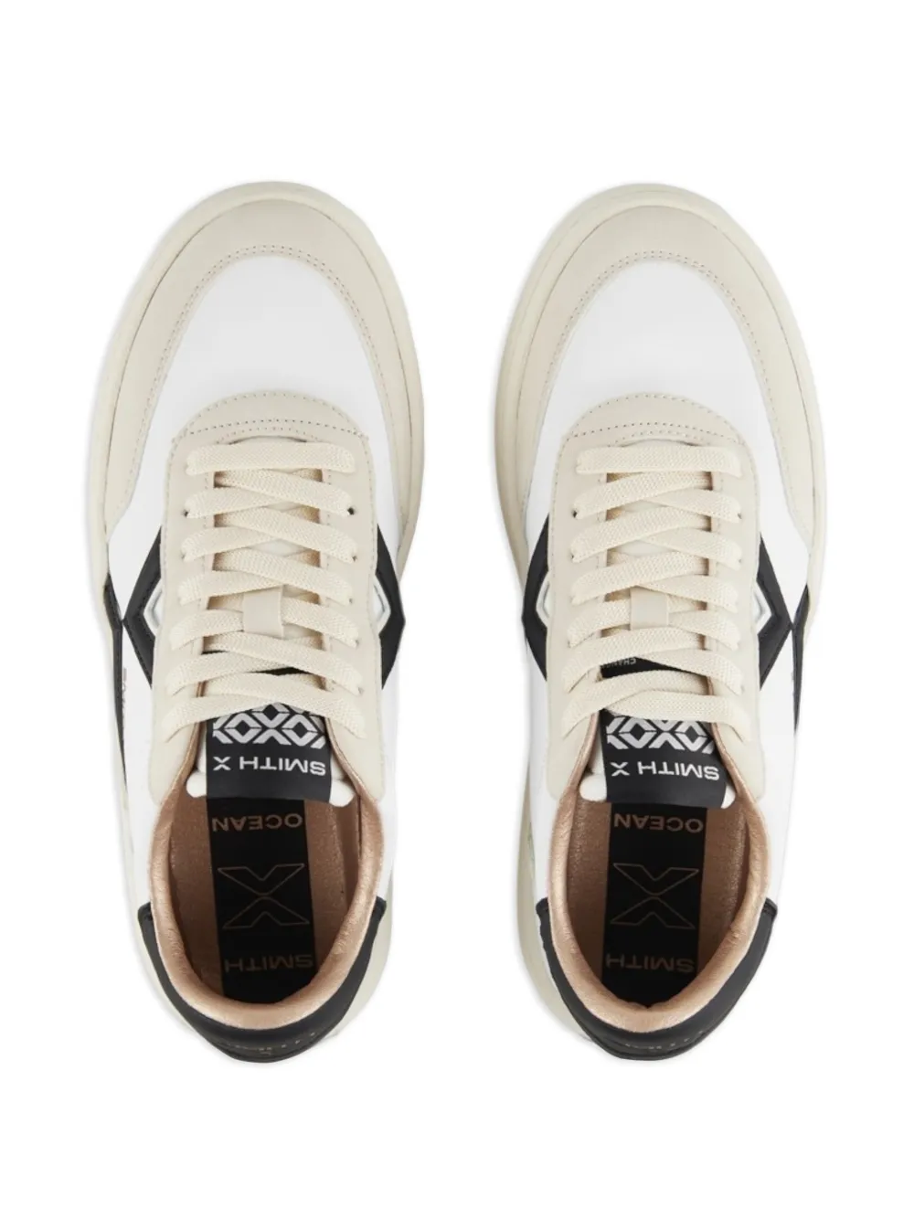 Alexander Smith 30 mm Ocean sneakers met logodetail Wit