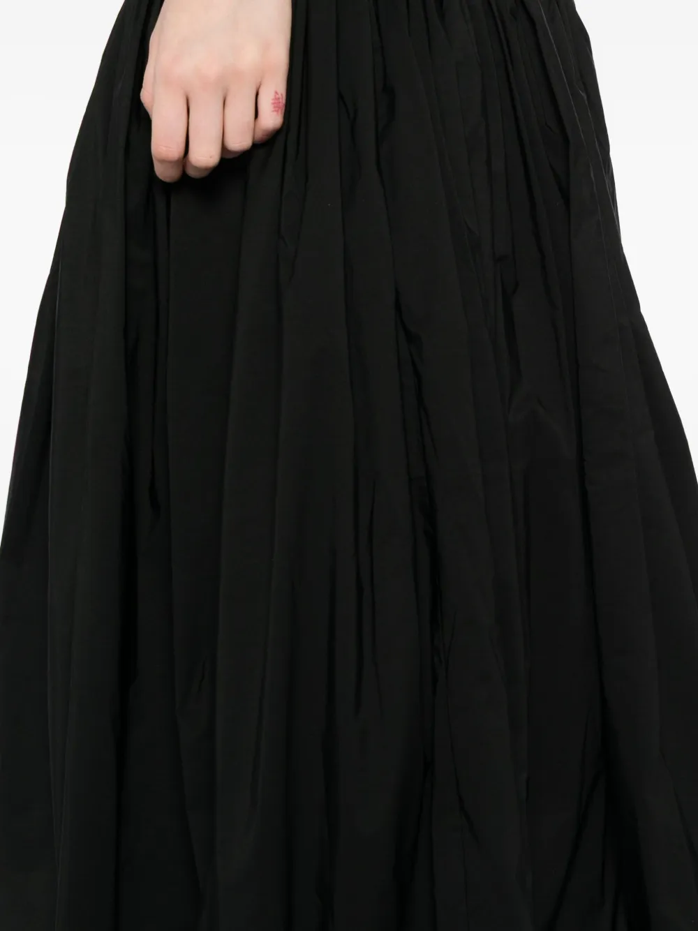 Vaquera Pleated Skirt In Black