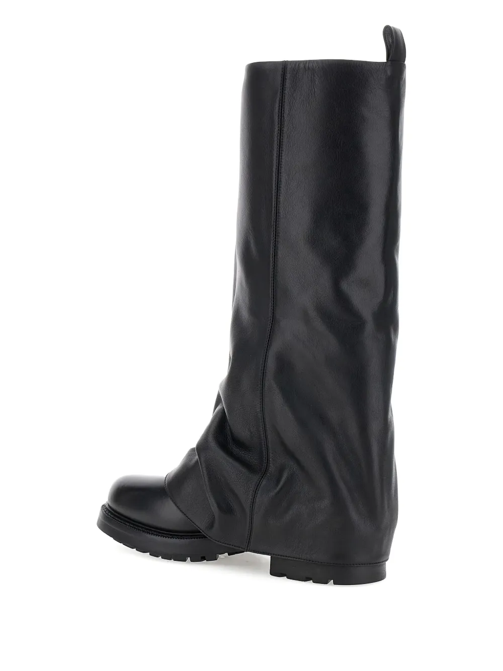 Strategia Shoes Kayla Pull-on Round-toe Boots In Black