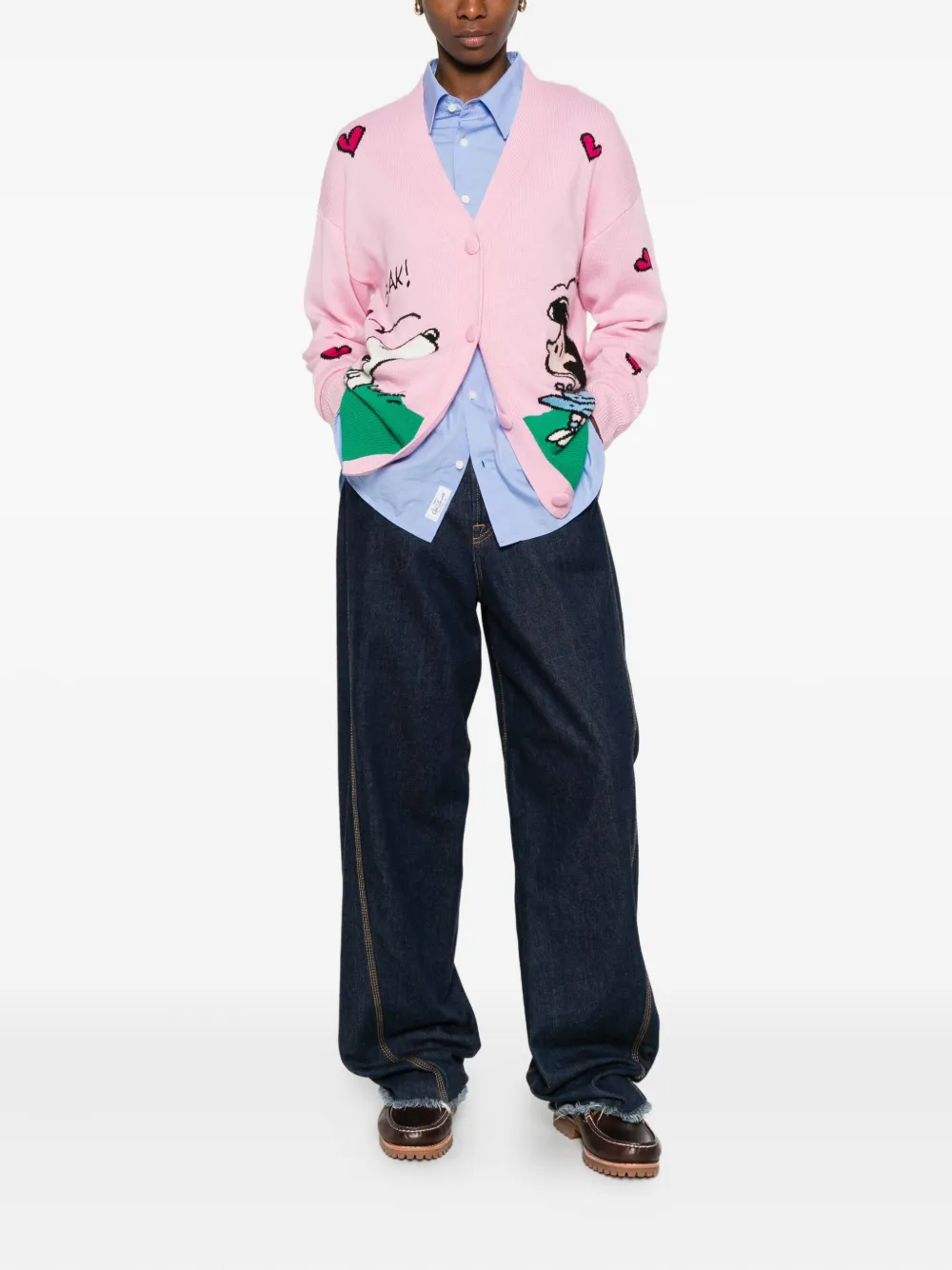 MC2 Saint Barth patterned-jacquard cardigan | Cardigans | Image 2