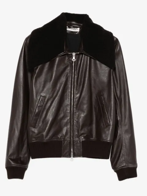 OUR LEGACY fur-collar bomber jacket