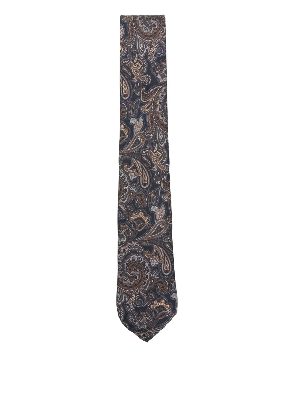 Dell'oglio Paisley Pittsf476 Tie In Gray