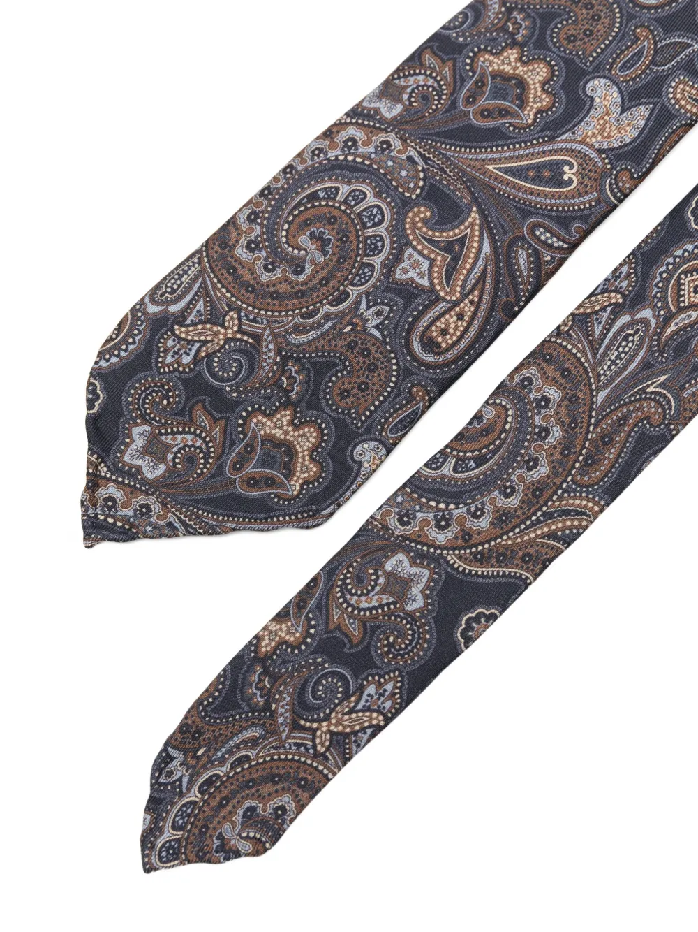 Dell'oglio Paisley Pittsf476 Tie In Gray
