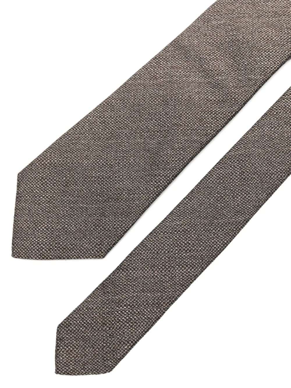 Dell'oglio Getextureerde stropdas Grijs