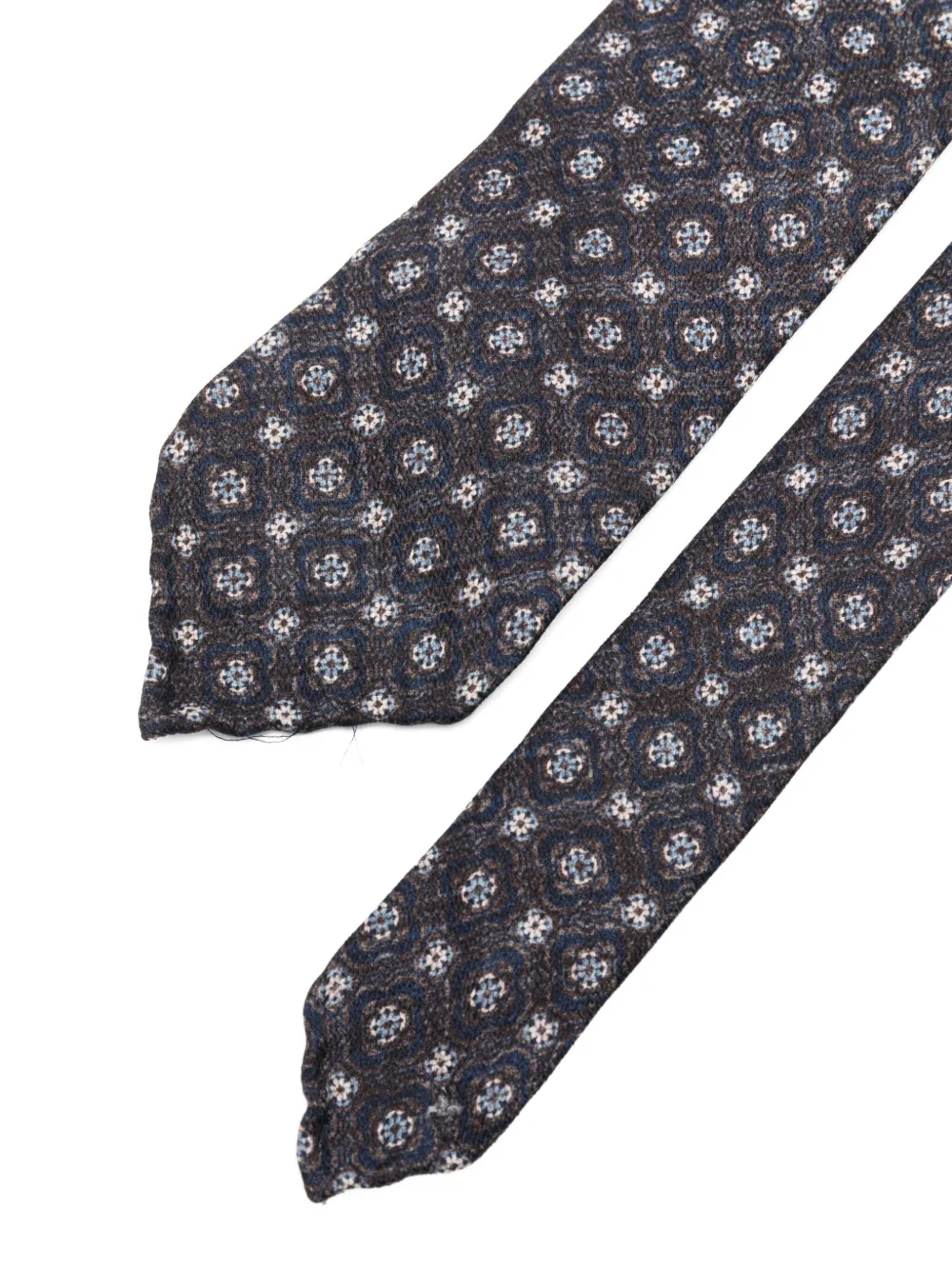 Dell'oglio Stropdas met patroon Blauw